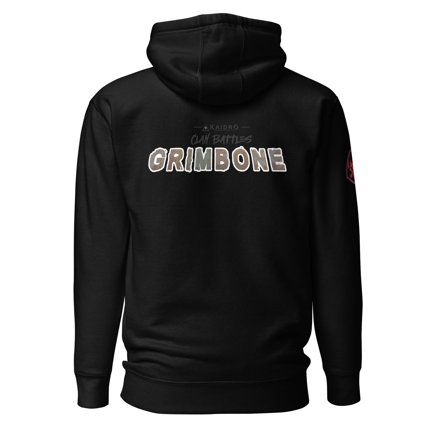Grimbone Clan Head Small Logo Hoodie