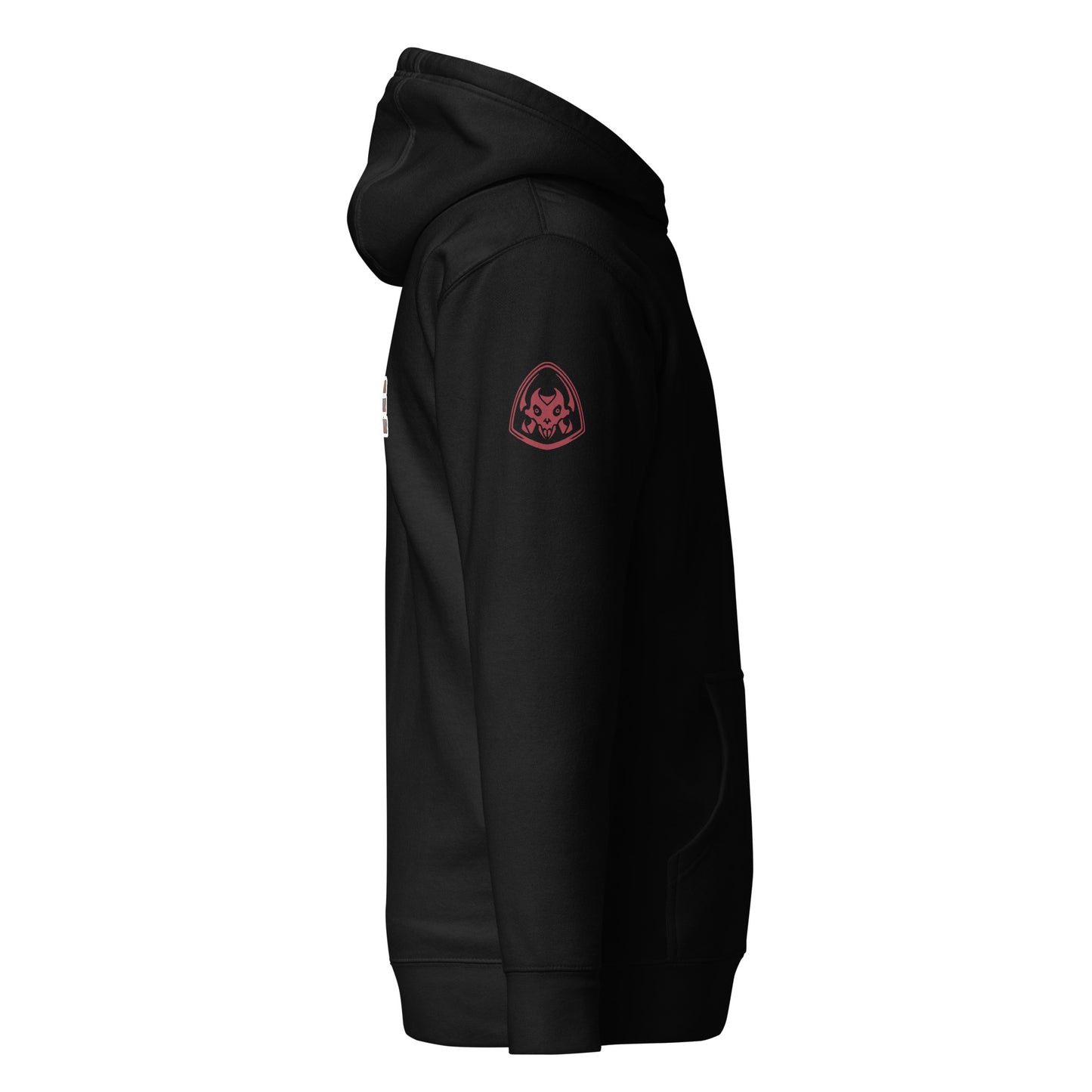 Grimbone Clan Head Small Logo Hoodie