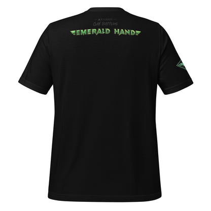 Emerald Hand Clan Head Small Logo T-shirt